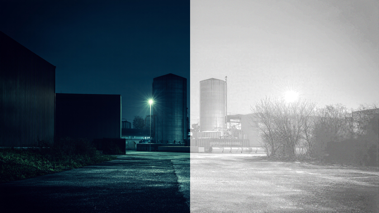 Night vision security monitoring